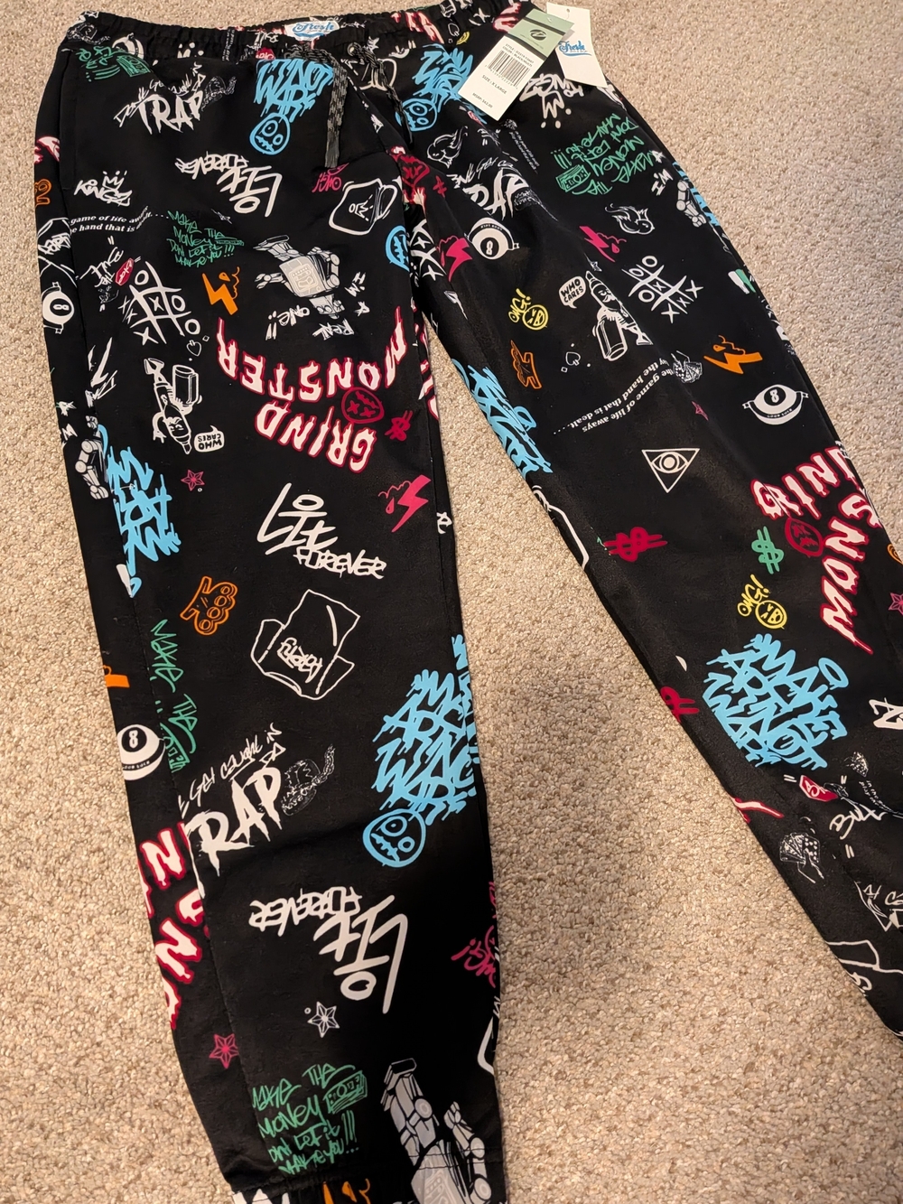 Fresh Prints Bel-Air Graffiti Joggers XL